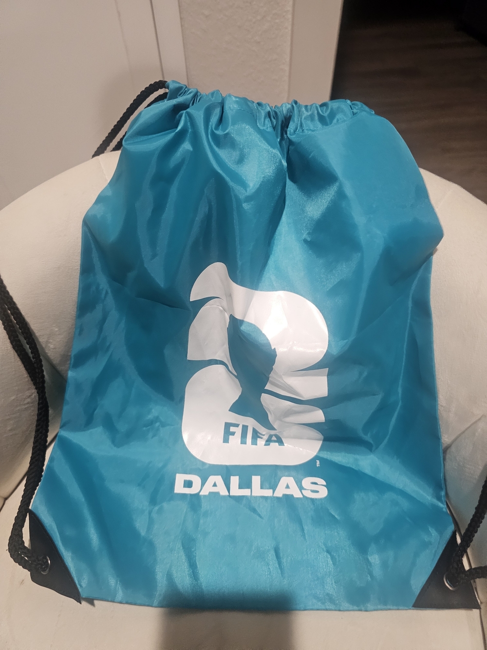 FIFA Dallas Teal Drawstring Backpack